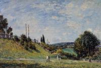 Sisley, Alfred - Railroad Embankment at Sevres